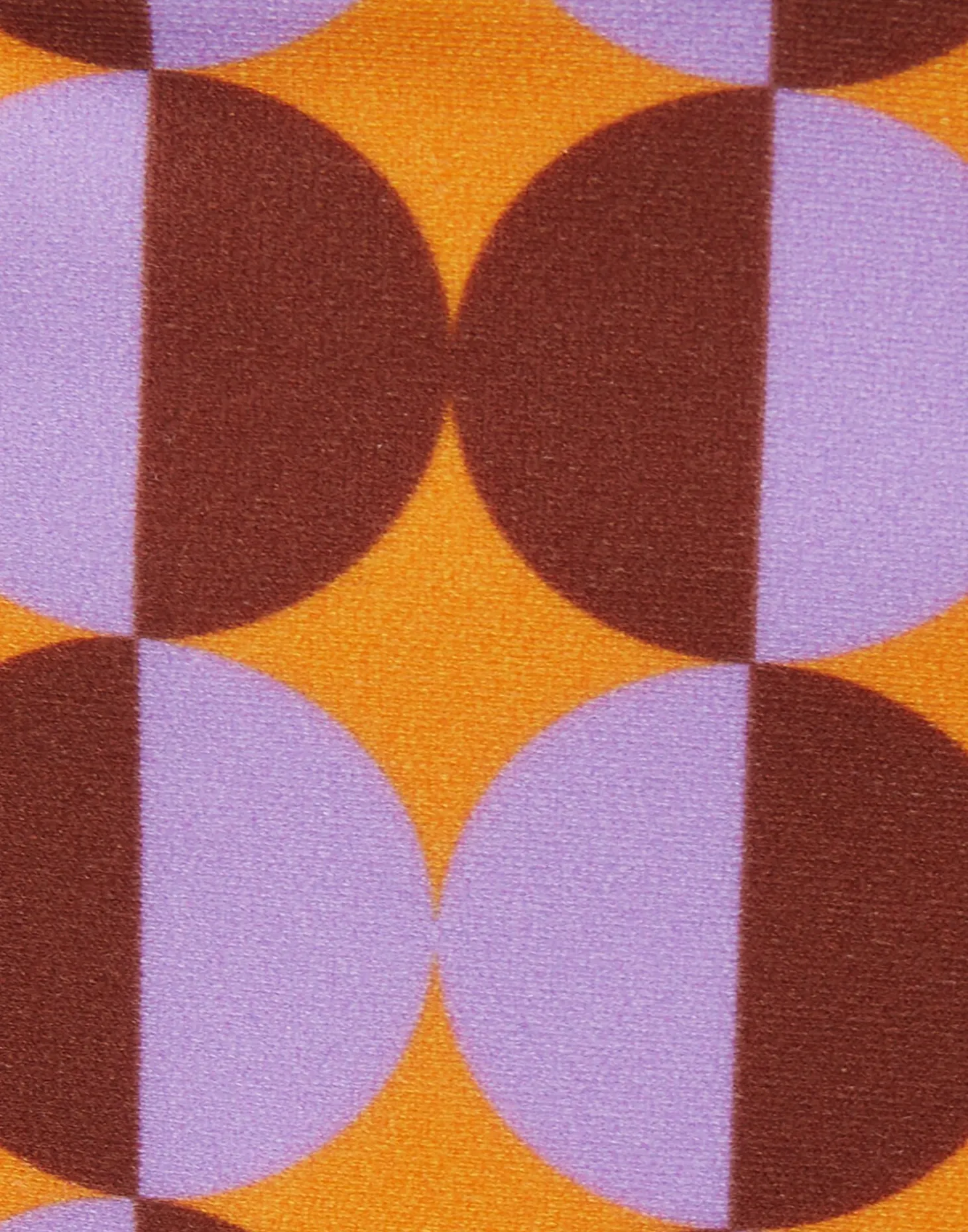 Triangle Bikini TopMezzaluna Orange in Lycra