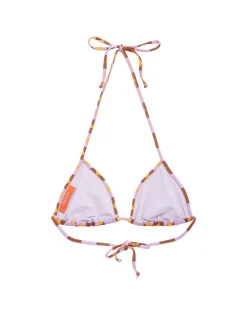Triangle Bikini TopMezzaluna Orange in Lycra