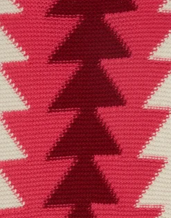 Trine CapeBordeaux in Wool Intarsia