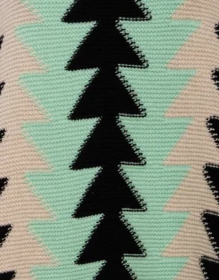 Trine CapeMint in Wool Intarsia