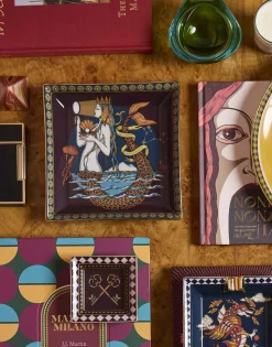 Trinket TrayThe Mermaid Bordeaux in Porcelain