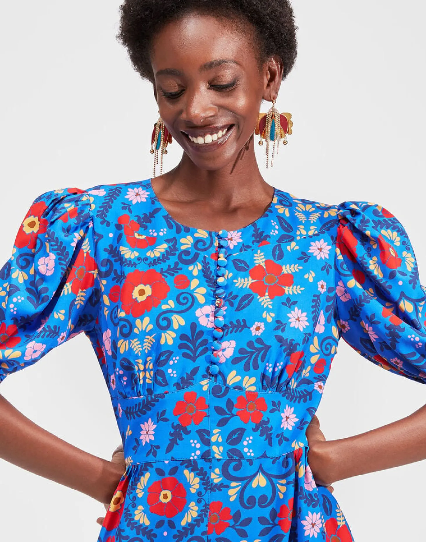 Tulip EarringsOro Bordeaux in Bras