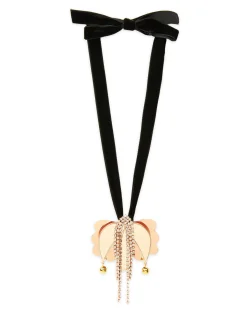 Tulip NecklaceOro Rosa in Brass