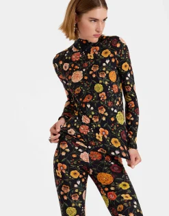 TurtleneckBotticelli Black in Skinny Jersey