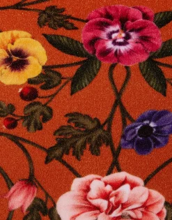 TurtleneckBotticelli Rust in Velvet Stretch