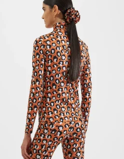 TurtleneckLady Leopard in Skinny Jersey