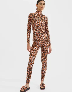 TurtleneckLady Leopard in Skinny Jersey