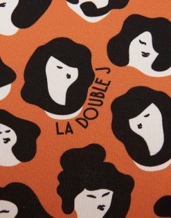 TurtleneckLady Leopard in Skinny Jersey