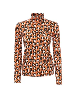 TurtleneckLady Leopard in Skinny Jersey
