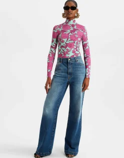 TurtleneckLilium Purple in Skinny Jersey