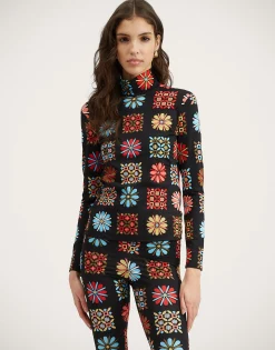 TurtleneckVetrata in Skinny Jersey