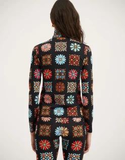 TurtleneckVetrata in Skinny Jersey