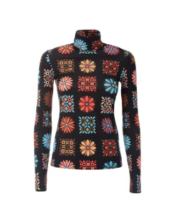 TurtleneckVetrata in Skinny Jersey