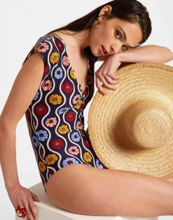 Tutto SuitWhitsun Mini Blue in Lycra