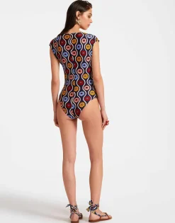 Tutto SuitWhitsun Mini Blue in Lycra