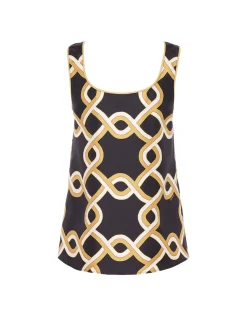 Twirl TopTackle Black in Silk Twill