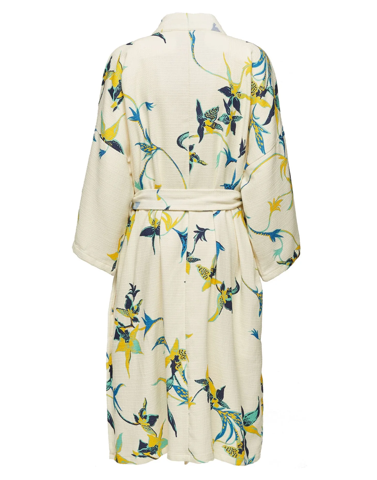 Unisex Big RobeOrchidea Bianco in Cotton