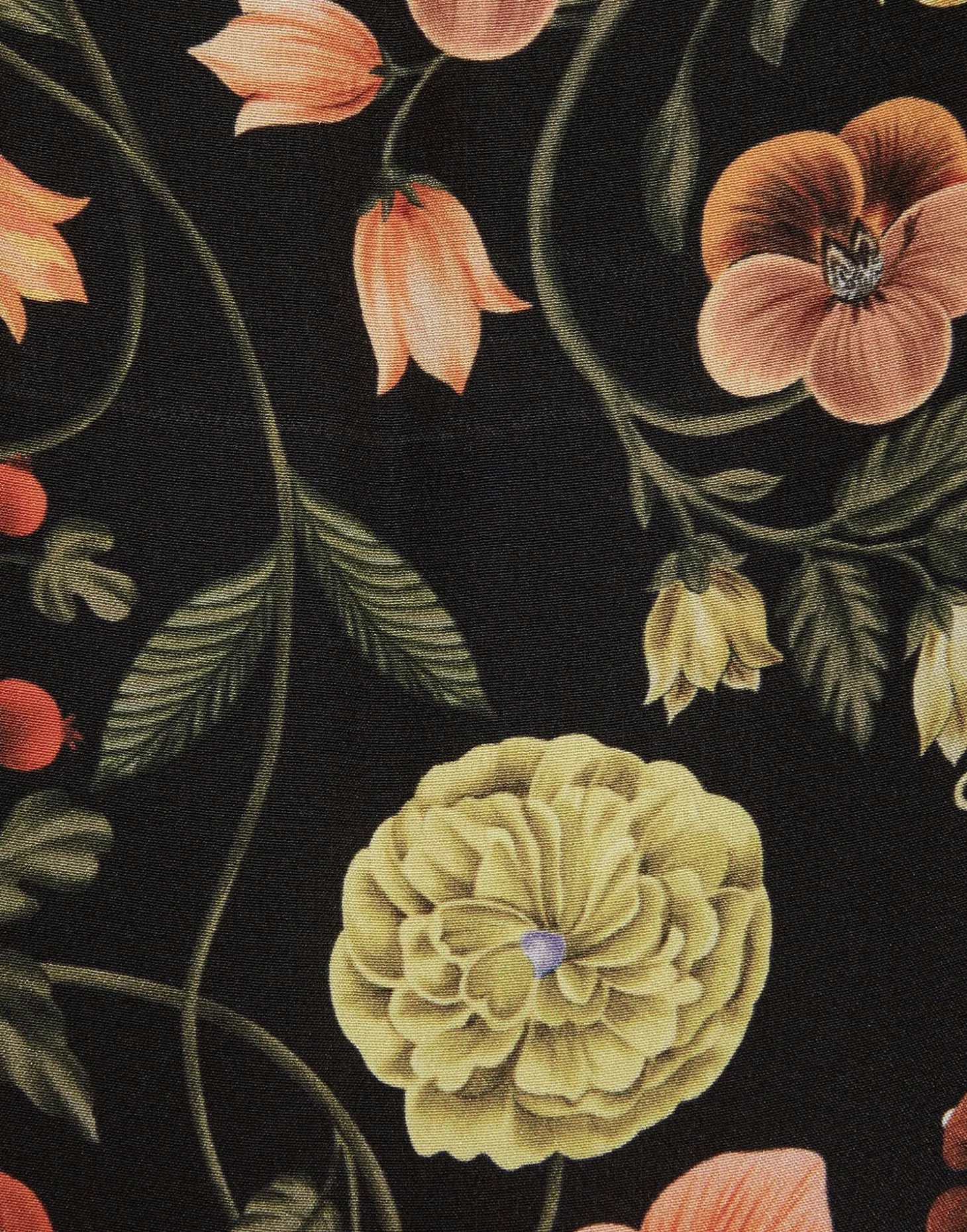 Visconti DressBotticelli Black in Crepe De Chine Silk