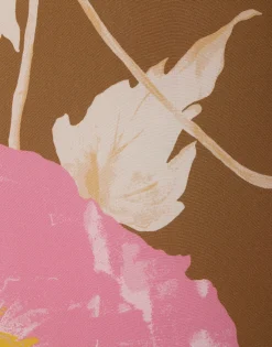 Visconti DressSylph Khaki in Crepe De Chine Silk