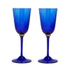 Wine Glasses Set Of 2Blue in Murano Glass