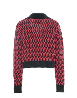 Winset CardiganNavy in Cable Chain