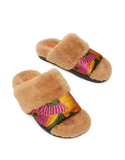 Winter SlidesOrange Gerber in Jacquard