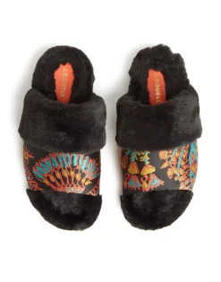 Winter SlidesSicomore Black in Jacquard