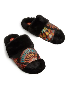 Winter SlidesSicomore Black in Jacquard